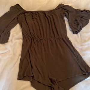 Large Green Shein Romper